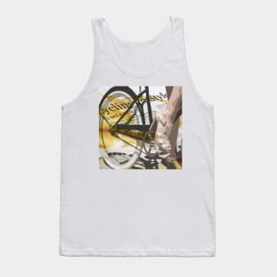 retro BICYCLE URBAN CHIC print Tank Top